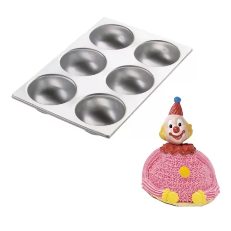 Piastra 6 Mini Sfere Cm. 8x5 H.