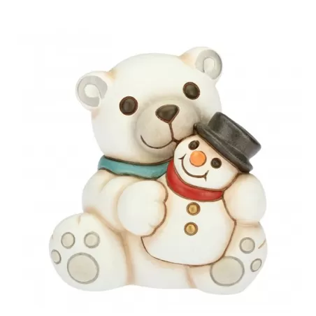 Orso polare con pupazzo di neve - Thun