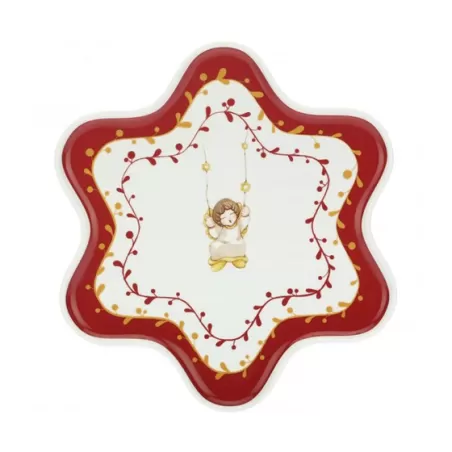 Piatto torta stella Dolce Natale - Thun