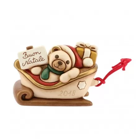 Slitta componibile teddy Merry Xmas - Thun