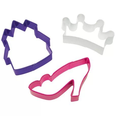 Tagliabiscotti Principessa 3 Pezzi Cm. 7,5x3 H.