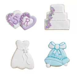 Tagliapasta Wedding 4 Pezzi Cm. 7,5x3 H.