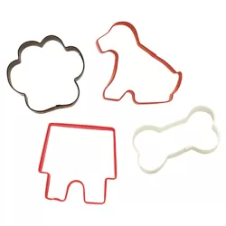 Tagliapasta Set Cane 4 Pezzi Cm. 7,5x3 H.