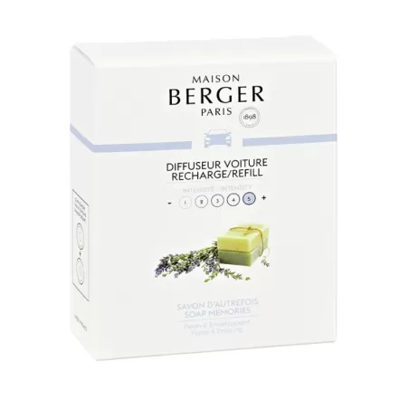 Ricarica in ceramica per Auto Savon D'autrefois / Sapone d'infanzia - Lampe Berger