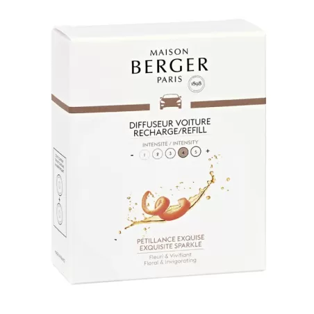 Ricarica in ceramica per Auto Pétillance Exquise / Squisita Purezza - Lampe Berger