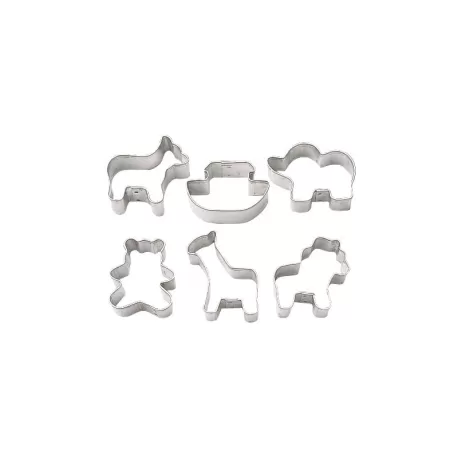 Tagliapasta Noe' In Metallo 6 Pezzi Cm. 4x1,5 H.