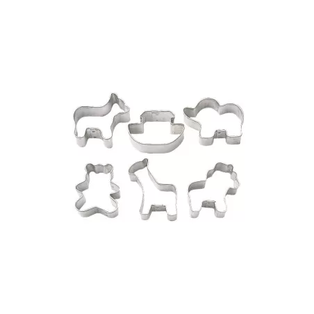 Tagliapasta Noe' In Metallo 6 Pezzi Cm. 4x1,5 H.