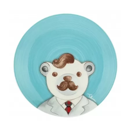 Piatto dessert azzurro Dolce Inverno - Thun