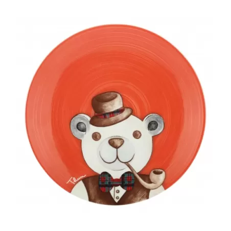 Piatto dessert rosso Dolce Inverno - Thun