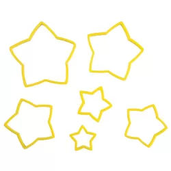 Tagliapasta In Plastica Stella 6 Pezzi Da 4 A 12 Cm.