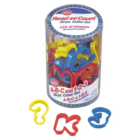 Tagliapasta Alfanumerico In Plastica 50 Pezzi Cm. 8
