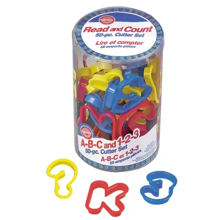 Tagliapasta Alfanumerico In Plastica 50 Pezzi Cm. 8