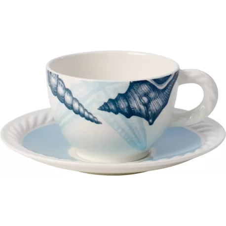 Montauk Beachside Tazza caffe con piatto 2 pezzi - Villeroy & Boch