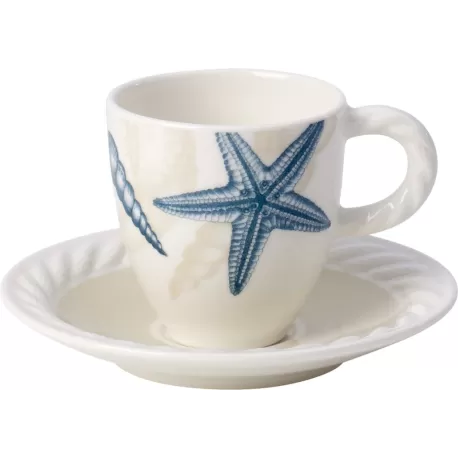 Montauk Beachside Tazza espresso con piatto 2 pezzi - Villeroy & Boch