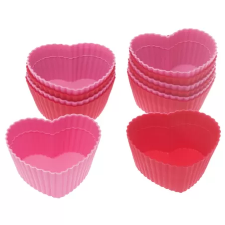 Pirottini Silicone Mini Cuore 12 Pezzi