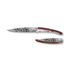 Coltello Deejo Wood Lucky Skull - Deejo