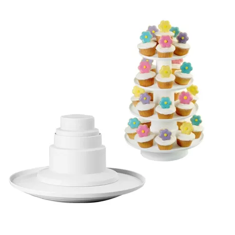 Torre Plastica Per Muffin  Ø Cm. 41x30 H.