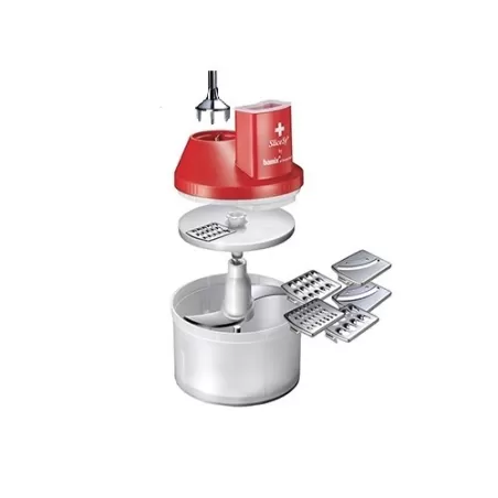 Tritatutto Slicesy rosso per frullatore a immersione - Bamix