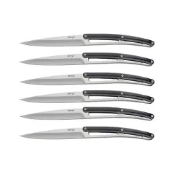 Set 6 coltelli da tavola Deejo Paperstone Specchio - Deejo