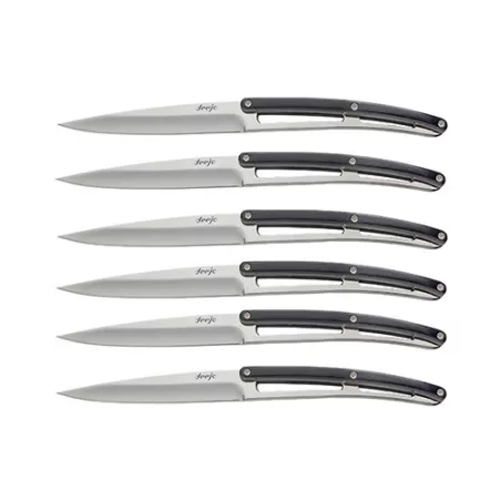 Set 6 coltelli da tavola Deejo Paperstone Specchio - Deejo