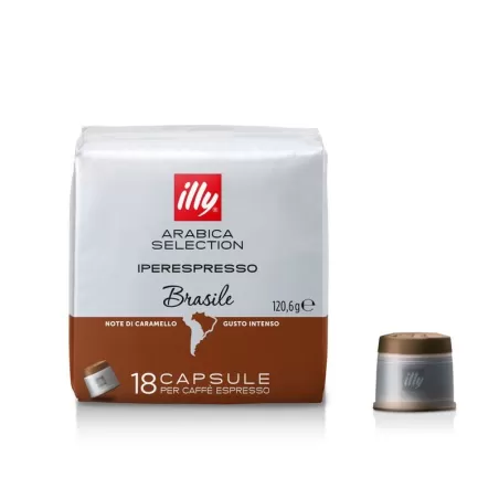 Capsule iperespresso caffè monoarabica Brasile - illy