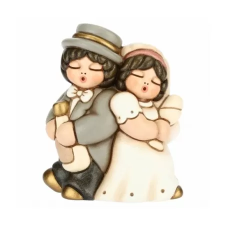 Coppia sposini brindisi - Thun