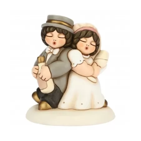 Top cake coppia brindisi - Thun