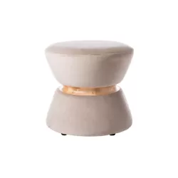 Pouf grigio Cm. 40x39 h. - L'oca Nera