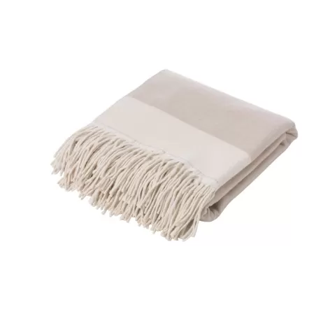 Plaid tinta unita beige Cm. 130x180 - L'oca Nera