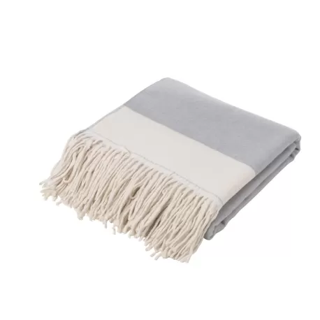 Plaid tinta unita grigio antracite Cm. 130x180 - L'oca Nera