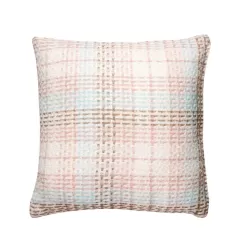 Cuscino scozzese rosa Cm. 45x45 - L'oca Nera