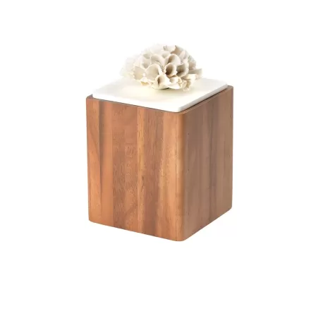 Barattolo quadrato piccolo Cm. 11x11x17 h. - L'oca Nera