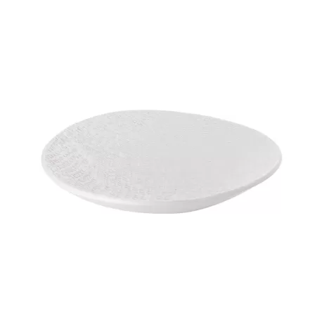 Centrotavola piccolo bianco Cm. 29,5x28x6,5 h. - L'oca Nera