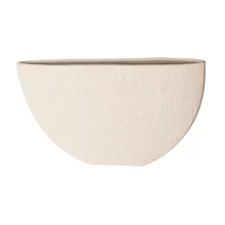 Vaso grande beige Cm. 45x8,3x25,5 h. - L'oca Nera
