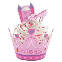 Cf. 12 Avvolgi Muffin Principessa C/Pick