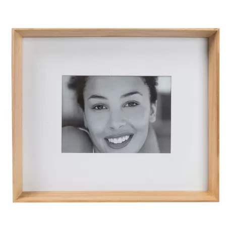 Cornice rettangolare X1 legno naturale Cm. 32x27x5 (13x18) - L'oca Nera
