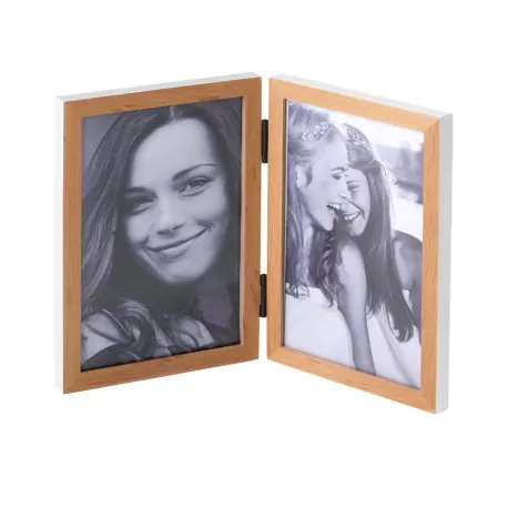 Portafoto doppio piccolo Cm. 17,5x35x2 (2 foto 8x11) - L'oca Nera