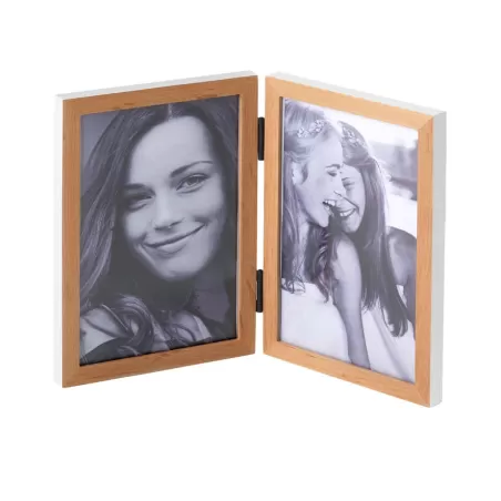 Portafoto doppio piccolo Cm. 17,5x35x2 (2 foto 8x11) - L'oca Nera