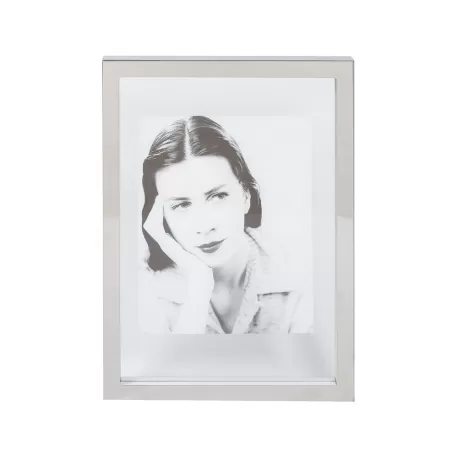 Cornice rettangolare grande - int. trasparente Cm. 29x39x3,5 (20x25) - L'oca Nera