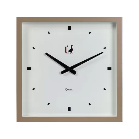 Orologio da parete fango Cm. 40x40x7,5 - L'oca Nera