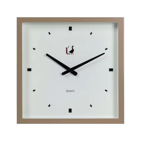 Orologio da parete fango Cm. 40x40x7,5 - L'oca Nera