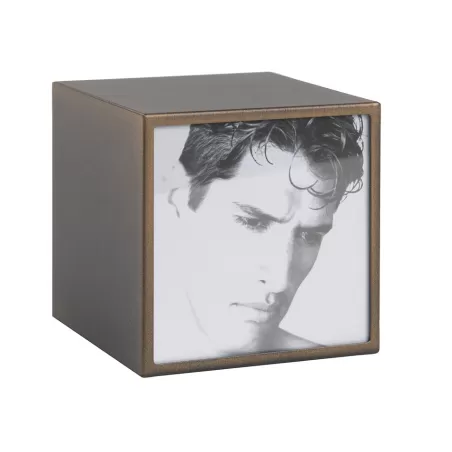 Portafoto quadrato piccolo bronzo Cm. 10,2x10,2x10 (10x10) - L'oca Nera