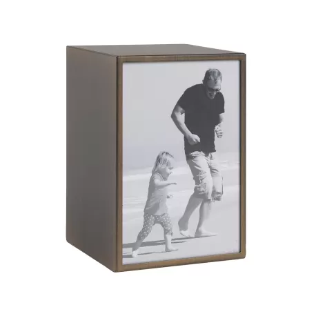 Portafoto rettangolare piccolo bronzo Cm. 10,2x15,3x10 (10x15) - L'oca Nera