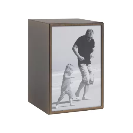 Portafoto rettangolare piccolo bronzo Cm. 10,2x15,3x10 (10x15) - L'oca Nera