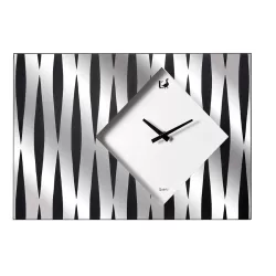Orologio da parete rettangolare Cm. 45x30x4 - L'oca Nera