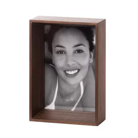 Cornice rettangolare piccola legno Cm. 17,5x12,3x5 (10x15) - L'oca Nera