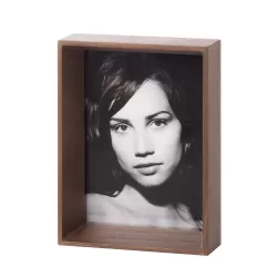 Cornice rettangolare media legno Cm. 19,8x14,8x5 (13x18) - L'oca Nera