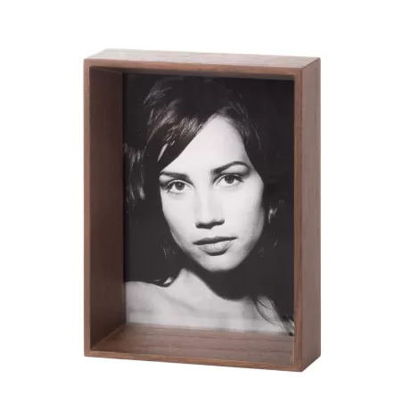 Cornice rettangolare media legno Cm. 19,8x14,8x5 (13x18) - L'oca Nera