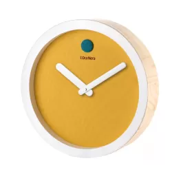 Orologio da parete giallo Cm. 35x8 - L'oca Nera