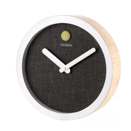 Orologio da parete grigio antacite Cm. 35x8 - L'oca Nera